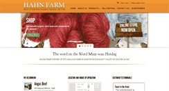 Desktop Screenshot of hahnfarm.com